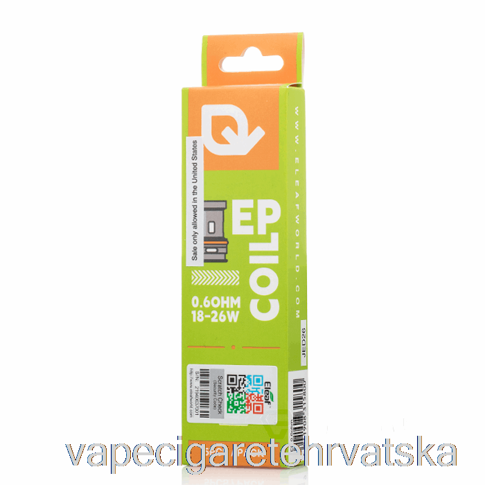 Vape Cigarete Eleaf Ep Zamjenske Zavojnice 0,6 Ohm Ep Zavojnice